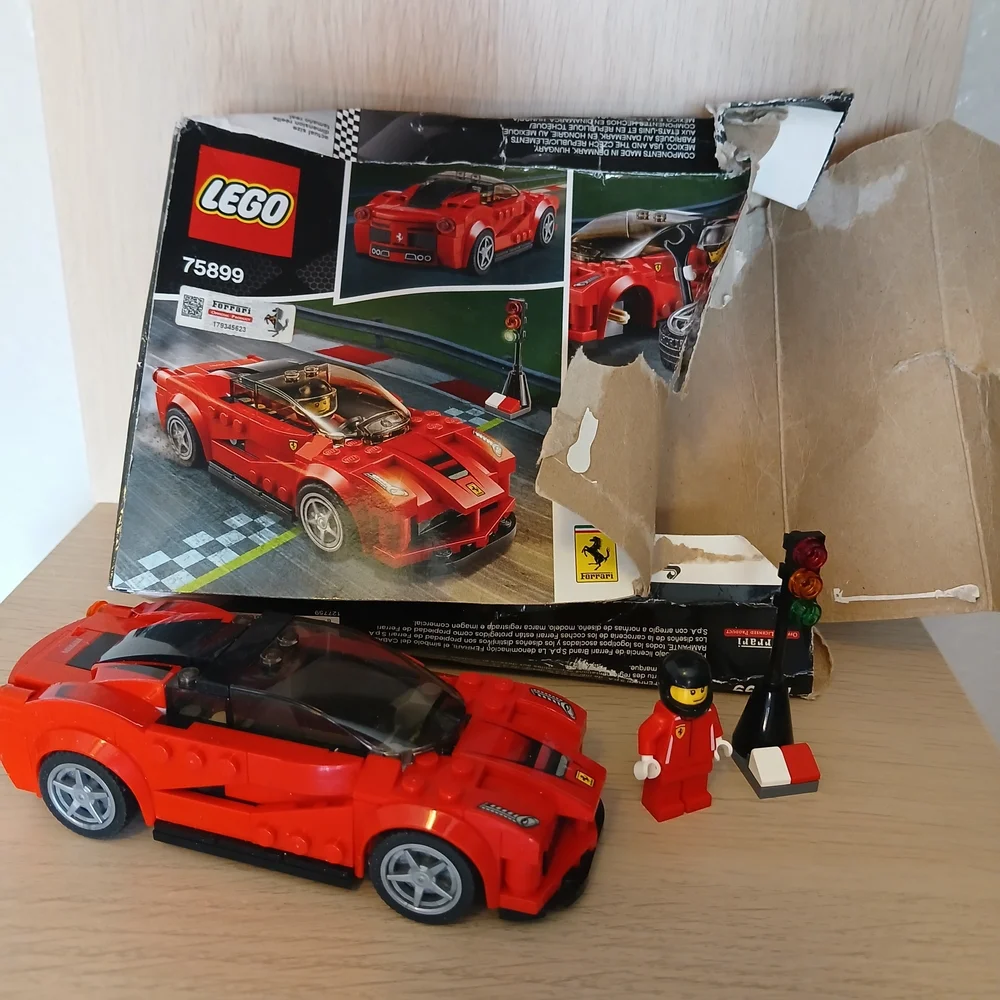 LEGO SPEED CHAMPIONS LaFerrari‎ 75899 Complete Set/Manuals/Box